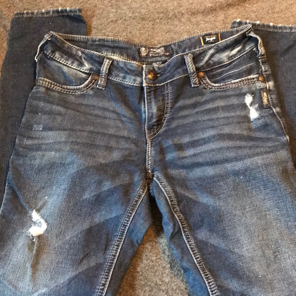 Silver jeans